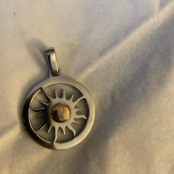 18K gold / Stainless steel  made in Milor Italy pendant - Picture 1 of 6